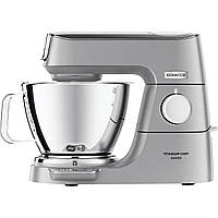 Kenwood Кухонна машина Titanium Chef Baker, 1200Вт, чаша-метал, корпус-метал, насадок-3, вбудовані ваги, дисплей, срібний
