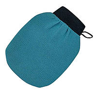 Марокканская варежка кесе для пилинга тела KeepHome Original Blue/Black