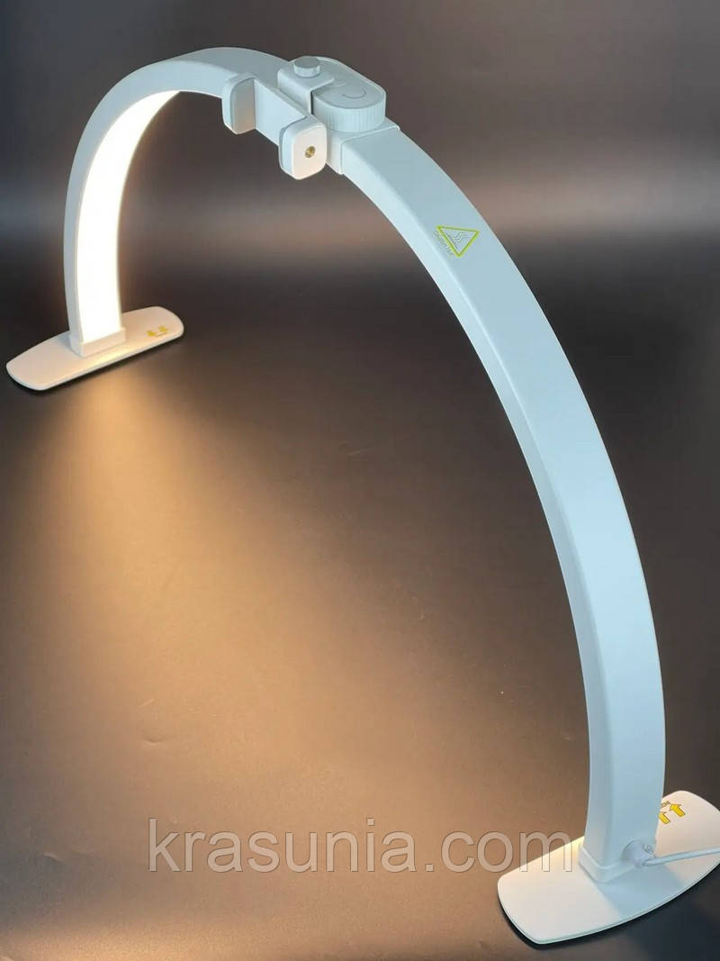 Настільна складана безтіньова LED-лампа F-700A, біла