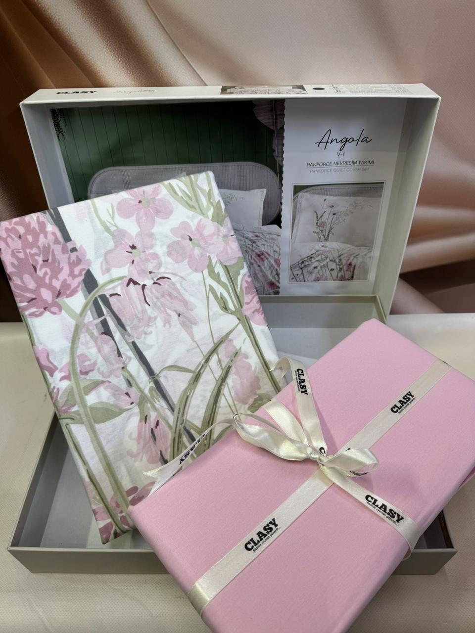 Постільна білизна ранфорс люкс євро розмір 200 на 220 см Clasy Angola, фото 1