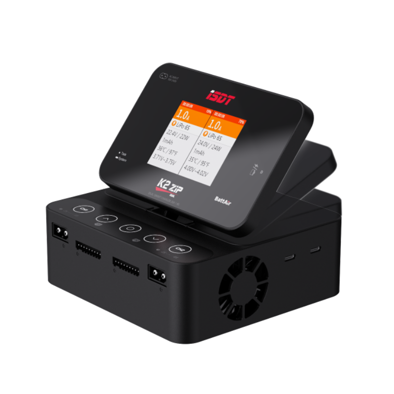 ISDT K2 Zip AC 200W/DC 500W x 2 20A Dual Channel Smart Charger Зарядний пристрій