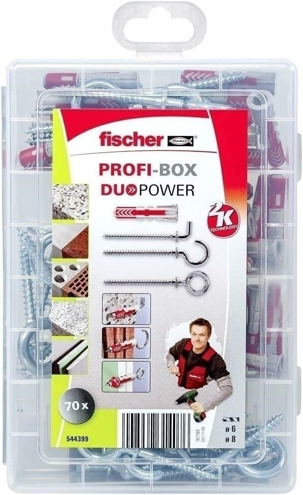 FISCHER PROFIBOX DUOPOWER НАБІР ШТЕЛЕВ + ГАЧКИ