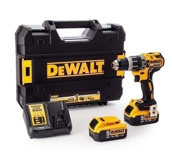 ДРИЛЬ УДАРНА DEWALT 18V 70/27Nm 2x5.0Ah LI-ION БЕЗЩІТКОВИЙ КЕЙС TSTAK DCD796P2