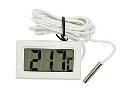 Термометр TPM-10 з виносним датчиком температури для акваріума \ Білий