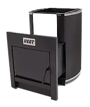 Піч каменка для сауни та лазні Heat 30 з виносом на дровах