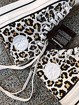 Жіночі кеди Converse Chuck Taylor All Star Lift Hi Leopard Конверс Ол Стар леопардові на платформі, фото 6