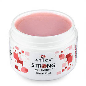 Гель для нарощення Atica Strong cover gel Bridal Rose з шимером, 30 мл