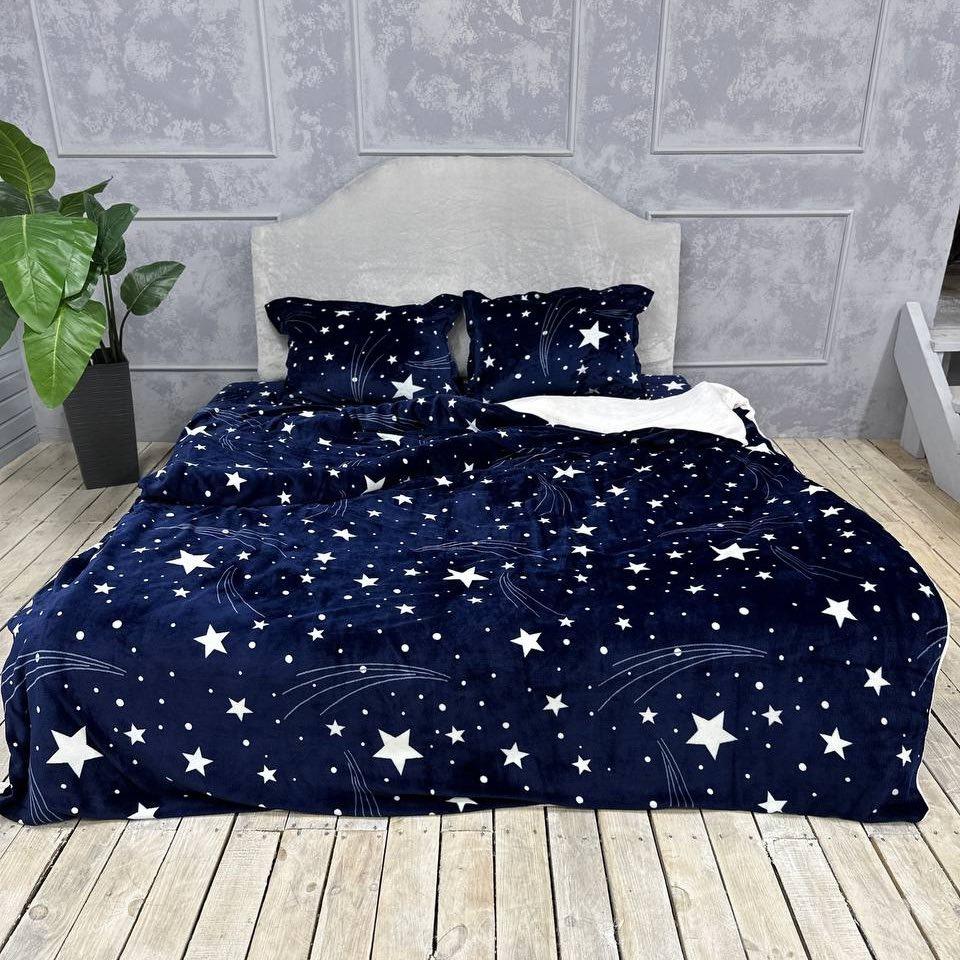 Плюшева постільна білизна євро розмір Colorful Home 01, фото 1