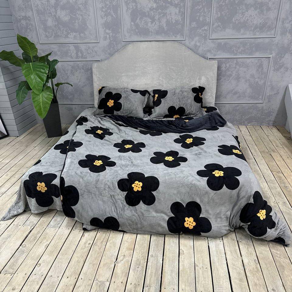 Плюшева постільна білизна полуторна Colorful Home, фото 1