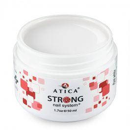 Гель для нарощення Atica Strong cover gel Pure White, 50 мл