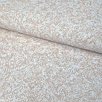 Шпалери вінілові 10.05 × 1.06 м Слов’янські шпалери 1253-01,однотонні бежеві у вітальню, спальню, коридор, офіс, дитячу кімнату