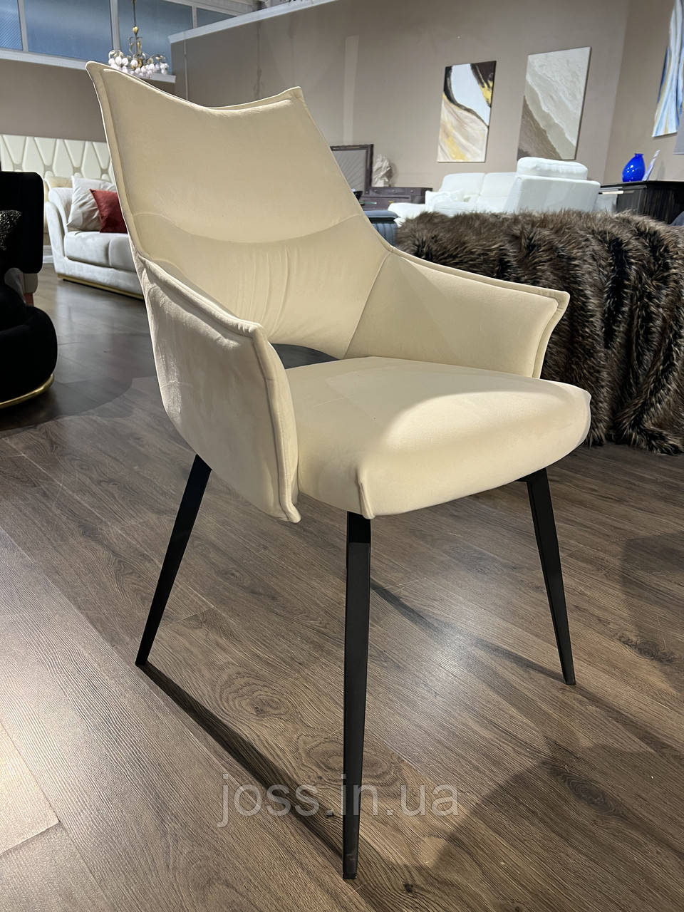Крісло американське дизайнерське комфортне 61х63х90 см JOSS Техас