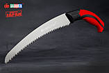 Пила садова ручна вигнута Sagawata, лезо 270 мм, 9 TPI, з чохлом із японської сталі, фото 6