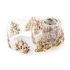 Наліпки в рулоні скотч Квітуче місто 5см*2м Плівка NKL105, фото 2