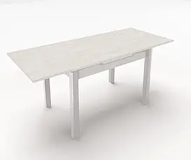 Стіл обідній Марсель Fusion Furniture, колір білий / бетонний камінь, фото 5
