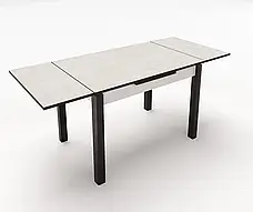 Стіл обідній Марсель Fusion Furniture, колір венге / шовковий камінь, фото 6