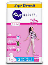 Прокладки гігієнічні Sleepy Slim Night-3 320 мм 18 шт