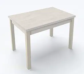 Стіл обідній Марсель Fusion Furniture, колір ваніль / бетонний камінь, фото 1