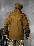 Демісезонна тактична куртка софтшел lion кайот ВТ5052, фото 3
