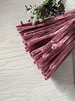 Декоративний пухнастий дріт Баклажановий (за 1 шт)