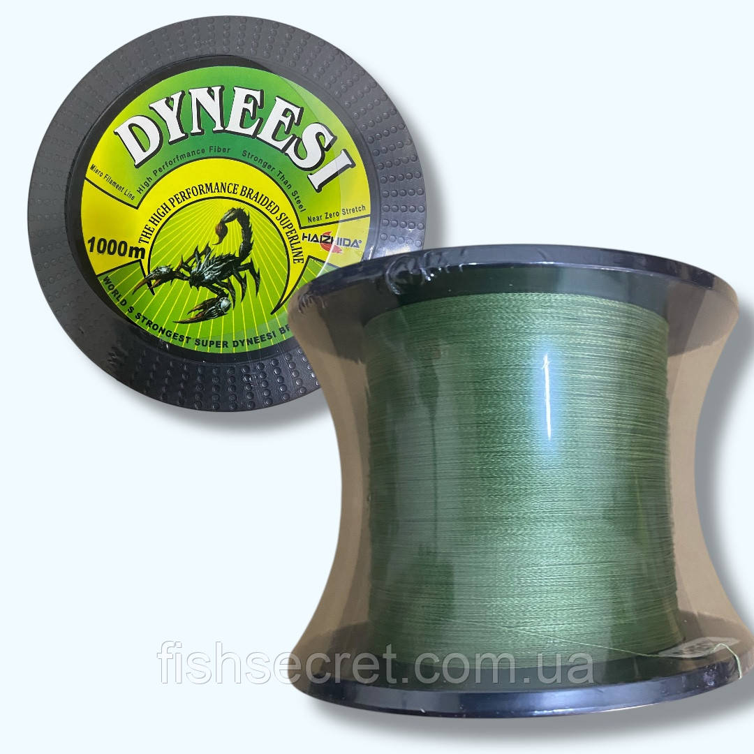 Рибальський шнур Dyneesi PE4 1000м. 0.12, фото 1
