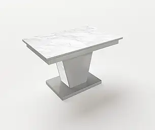 Стіл обідній розкладний Хьюстон + Скло Fusion Furniture, колір сірий алюміній + скло УФ 15 265, фото 3