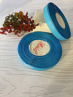 Стрічка репсова 1 см ясраво Блакитна (за рулон 22.5 метри), Р09-20-22