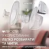 Молоковідсмоктувач електричний потужний тихий Swan Smart Lacto X2 210мл з ефектом масажу портативний білий, фото 9