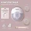 Молоковідсмоктувач електричний потужний тихий Swan Smart Lacto X2 210мл з ефектом масажу портативний білий, фото 11