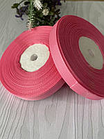 Стрічка репсова 1см темно Рожева (за рулон 22.5 метри), Р09-05-22