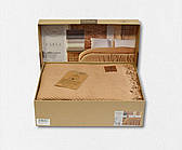 Покривало бавовняне з бахромою Sikel 210×240 см, Туреччина Carla Somon колір персиковий