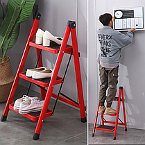 Драбина металева на 3 щаблі, фото 5