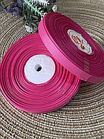 Стрічка репсова 1см світло Малинова (за рулон 22.5 метри), Р09-27-22