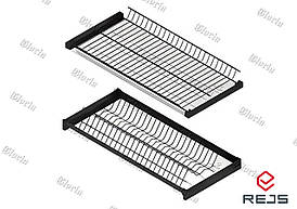 Сушарка для посуду Варіант 3 чорний мат з рамою Rejs