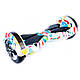 Гироборд 8" Smart Balance Wheel Pro Белый граффити - фото 1 - id-p2534181160