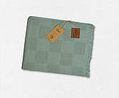 Покривало бавовняне з бахромою Sikel 210×240 см, Туреччина Elegan Yesil колір зелений