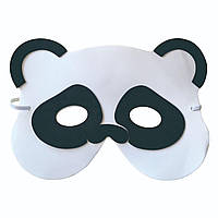 Дитяча маска Панда one size чорно-білий