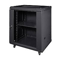 Комутаційна шафа NVC-12U/600x450x640 Black (25-00071)