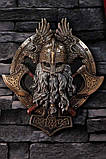 Барельєф-годинник Одина 2 варіанти (Nemesis Now) 28-45 см, фото 3