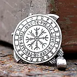 Кулон Одіна Великий подвійний (сталь), фото 2