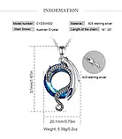 Кулон Дракон у кільці (срібло), фото 2