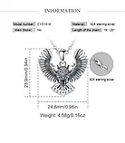 Кулон священної Сови (срібло), фото 3