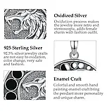 Кулон Прозріння з орлом і каменем (срібло), фото 3