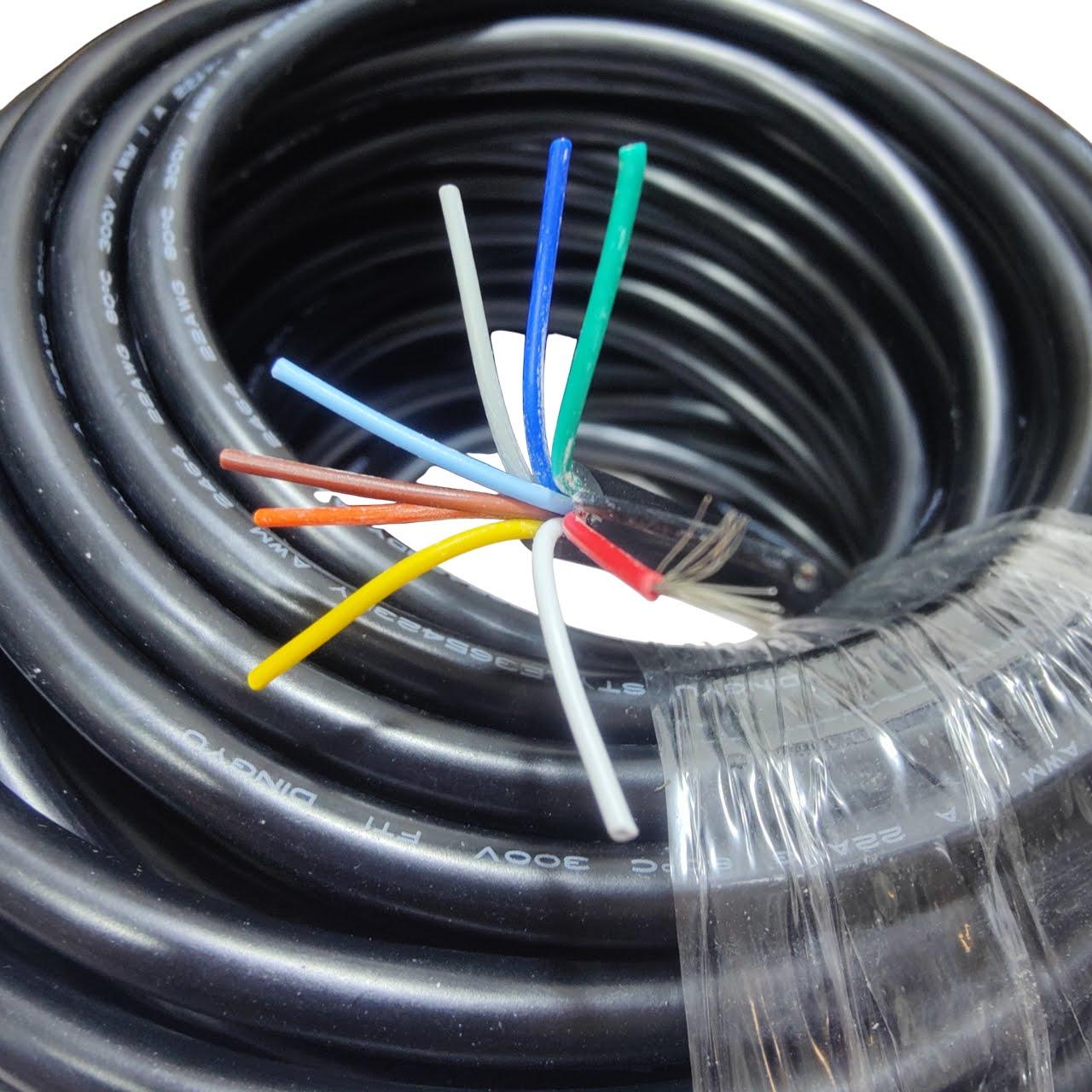 Кабель багатожильний 28 AWG 10 кольорових дротів