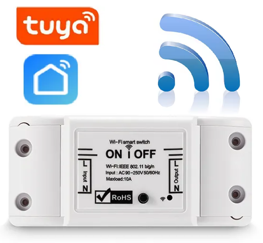 Умное WIFI реле 1DAL | Smart выключатель Tuya Smart (SCW.NF101).