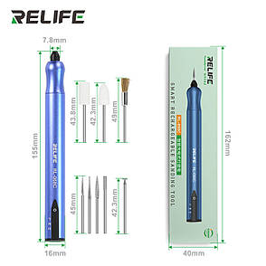 Бормашина (гравер) RELIFE RL-068C (насадки для шліфування/полірування 12000 об/хв), фото 3