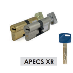 Циліндр дверний APECS Premier XR 100мм (50*50) С 15 ключ-поворот