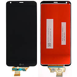 Дисплей (екран) LG G6 H870 H871 H873 LS993 US997 VS998 з тачскріном (чорний Оригінал)