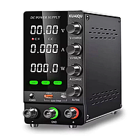 KUAIQU SPS-C3010S лабораторний блок живлення імпульсний 30V 10A + USB зі швидкою зарядкою + TypeC