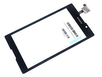 Тачскрін (сенсор) Sony Xperia C C2305 S39h (чорний)